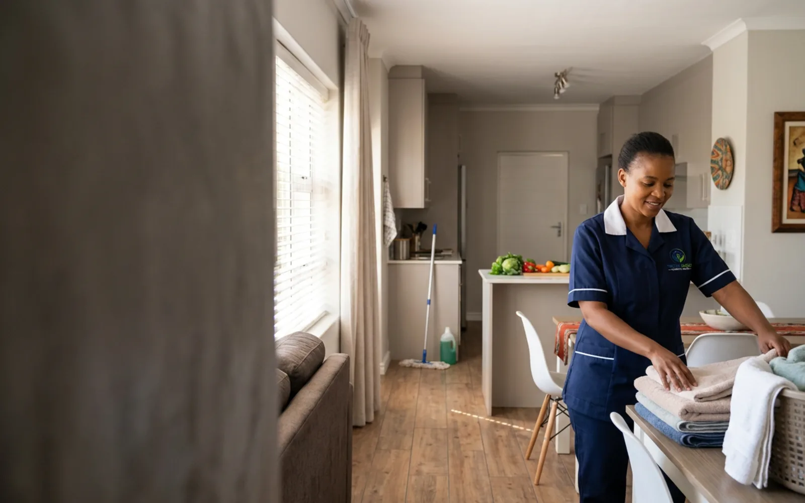 Black South African full-service home help: cleaning, cooking, laundry and more